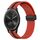 Per Garmin Vivomove Sport 20 mm pieghevole cinturino in silicone con chiusura magnetica (rosso + nero) Per Garmin Vivomove Sport 20 mm pieghevole cinturino in silicone con chiusura magnetica (rosso + nero)