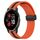 Per Garmin Venu 2 Plus Cinturino in silicone pieghevole da 20 mm con chiusura magnetica (arancione + nero) Per Garmin Venu 2 Plus Cinturino in silicone pieghevole da 20 mm con chiusura magnetica (arancione + nero)