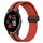 Per Garmin Venu 2 Plus Cinturino in silicone pieghevole da 20 mm con chiusura magnetica (rosso + nero) Per Garmin Venu 2 Plus Cinturino in silicone pieghevole da 20 mm con chiusura magnetica (rosso + nero)