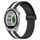 Per Garmin Approach S40 Cinturino in silicone pieghevole da 20 mm con chiusura magnetica (nero + bianco) Per Garmin Approach S40 Cinturino in silicone pieghevole da 20 mm con chiusura magnetica (nero + bianco)