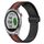 Per Garmin Approach S40 Cinturino in silicone pieghevole da 20 mm con chiusura magnetica (nero + rosso) Per Garmin Approach S40 Cinturino in silicone pieghevole da 20 mm con chiusura magnetica (nero + rosso)