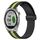 Per Garmin Approach S40 Cinturino in silicone pieghevole da 20 mm con chiusura magnetica (nero + verde lime) Per Garmin Approach S40 Cinturino in silicone pieghevole da 20 mm con chiusura magnetica (nero + verde lime)