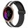Per Garmin Venu 20mm Cinturino pieghevole in silicone con chiusura magnetica (nero + bianco) Per Garmin Venu 20mm Cinturino pieghevole in silicone con chiusura magnetica (nero + bianco)