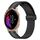 Per Garmin Venu 20mm Cinturino pieghevole in silicone con chiusura magnetica (nero + grigio) Per Garmin Venu 20mm Cinturino pieghevole in silicone con chiusura magnetica (nero + grigio)