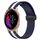 Per Garmin Venu 20mm cinturino pieghevole in silicone con chiusura magnetica (blu notte + bianco) Per Garmin Venu 20mm cinturino pieghevole in silicone con chiusura magnetica (blu notte + bianco)
