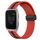 Per Garmin Venu SQ 20mm cinturino in silicone pieghevole con chiusura magnetica (rosso + nero) Per Garmin Venu SQ 20mm cinturino in silicone pieghevole con chiusura magnetica (rosso + nero)
