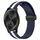 Per Garmin Garminmove Style 20mm Cinturino pieghevole in silicone con chiusura magnetica (blu notte + bianco)