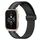 Per Garmin Forerunner Sq2 Music 20mm Cinturino in silicone pieghevole con chiusura magnetica (nero + grigio)