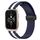 Per Garmin Forerunner Sq2 Music 20mm Cinturino in silicone pieghevole con chiusura magnetica (blu notte + bianco) Per Garmin Forerunner Sq2 Music 20mm Cinturino in silicone pieghevole con chiusura magnetica (blu notte + bianco)