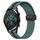 Per Huawei Watch GT2 42mm 20mm Cinturino pieghevole in silicone con chiusura magnetica (verde oliva + nero) Per Huawei Watch GT2 42mm 20mm Cinturino pieghevole in silicone con chiusura magnetica (verde oliva + nero)