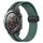 Per Huawei Watch 2 Cinturino in silicone pieghevole da 20 mm con chiusura magnetica (verde oliva + nero) Per Huawei Watch 2 Cinturino in silicone pieghevole da 20 mm con chiusura magnetica (verde oliva + nero)