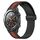 Per Huawei Watch 2 Cinturino in silicone pieghevole da 20 mm con chiusura magnetica (nero + rosso) Per Huawei Watch 2 Cinturino in silicone pieghevole da 20 mm con chiusura magnetica (nero + rosso)