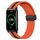 Cinturino per orologio in silicone con chiusura magnetica pieghevole For Honor Watch ES 20 mm (arancione + nero) Cinturino per orologio in silicone con chiusura magnetica pieghevole For Honor Watch ES 20 mm (arancione + nero)