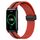Cinturino per orologio in silicone con chiusura magnetica pieghevole For Honor Watch ES 20 mm (rosso + nero) Cinturino per orologio in silicone con chiusura magnetica pieghevole For Honor Watch ES 20 mm (rosso + nero)