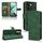 Custodia per telefono in pelle con vibrazione magnetica Skin Feel per vivo iQOO Z9X (verde)