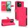 Per vivo iQOO Z9X Skin Feel Custodia magnetica in pelle con vibrazione (Rosa rossa)