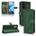 Custodia per telefono in pelle con vibrazione magnetica Skin Feel per vivo iQOO Z9 (verde)
