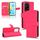 Custodia per telefono in pelle con vibrazione magnetica Skin Feel per Honor 200 Lite (rosa rossa) Custodia per telefono in pelle con vibrazione magnetica Skin Feel per Honor 200 Lite (rosa rossa)