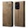 Custodia per cellulare in pelle flip con texture denim globale per Honor 200 Lite 5G (cachi) Custodia per cellulare in pelle flip con texture denim globale per Honor 200 Lite 5G (cachi)