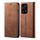 Custodia per telefono in pelle flip con texture denim globale per Honor 200 Lite 5G (marrone) Custodia per telefono in pelle flip con texture denim globale per Honor 200 Lite 5G (marrone)