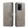 Custodia per telefono in pelle di vitello con texture globale LC.IMEEKE per Honor 200 Lite (grigio)