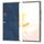 Custodia per telefono con bordo trasparente in pelle PU per borsa Honor V (blu) Custodia per telefono con bordo trasparente in pelle PU per borsa Honor V (blu)