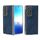 Custodia per telefono con bordo trasparente in pelle PU per Honor Magic Vs2 (blu) Custodia per telefono con bordo trasparente in pelle PU per Honor Magic Vs2 (blu)
