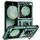 Per Samsung Galaxy Z Flip6 5G TPU antiurto + custodia per PC con supporto (verde scuro) Per Samsung Galaxy Z Flip6 5G TPU antiurto + custodia per PC con supporto (verde scuro)