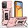 Per Xiaomi Poco X6 Pro/Redmi K70E Armor PC + Custodia per telefono con protezione per fotocamera in TPU (oro rosa) Per Xiaomi Poco X6 Pro/Redmi K70E Armor PC + Custodia per telefono con protezione per fotocamera in TPU (oro rosa)