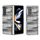 Per Samsung Galaxy Z Fold6 5G Custodia per telefono in PU con struttura colorata rombica satinata traslucida (nero bianco) Per Samsung Galaxy Z Fold6 5G Custodia per telefono in PU con struttura colorata rombica satinata traslucida (nero bianco)