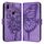 Custodia per telefono in pelle con farfalla goffrata per Honor 9X Global / Huawei P Smart Z (viola) Custodia per telefono in pelle con farfalla goffrata per Honor 9X Global / Huawei P Smart Z (viola)