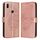 Custodia per telefono in pelle con farfalla goffrata per Honor 9X Global / Huawei P Smart Z (oro rosa) Custodia per telefono in pelle con farfalla goffrata per Honor 9X Global / Huawei P Smart Z (oro rosa)