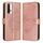 Custodia per telefono in pelle con farfalla goffrata per Honor 20/20 Pro / 20S (oro rosa) Custodia per telefono in pelle con farfalla goffrata per Honor 20/20 Pro / 20S (oro rosa)