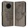 Custodia per telefono in pelle con farfalla goffrata per Honor 50 Lite / Huawei Nova 8i (grigio) Custodia per telefono in pelle con farfalla goffrata per Honor 50 Lite / Huawei Nova 8i (grigio)