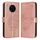 Custodia per telefono in pelle con farfalla goffrata per Honor 50 Lite / Huawei Nova 8i (oro rosa) Custodia per telefono in pelle con farfalla goffrata per Honor 50 Lite / Huawei Nova 8i (oro rosa)