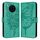Custodia per telefono in pelle con farfalla goffrata per Honor 50 Lite / Huawei Nova 8i (verde) Custodia per telefono in pelle con farfalla goffrata per Honor 50 Lite / Huawei Nova 8i (verde)