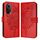 Custodia per telefono in pelle con farfalla goffrata per Honor 50 SE / Huawei Nova 9 SE (rossa) Custodia per telefono in pelle con farfalla goffrata per Honor 50 SE / Huawei Nova 9 SE (rossa)