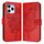Custodia per telefono in pelle farfalla goffrata per Honor 60 SE (rossa)