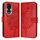 Custodia per telefono in pelle con farfalla goffrata per Honor 80 (rossa)