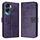 Custodia per telefono in pelle con farfalla goffrata per Honor 90 Lite / X50i (viola scuro) Custodia per telefono in pelle con farfalla goffrata per Honor 90 Lite / X50i (viola scuro)