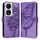 Custodia per telefono in pelle farfalla goffrata per Honor 90 Smart/X7b 4G/X7b 5G (viola) Custodia per telefono in pelle farfalla goffrata per Honor 90 Smart/X7b 4G/X7b 5G (viola)