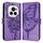 Custodia per telefono in pelle farfalla goffrata globale per Honor Magic6 Pro 5G (viola) Custodia per telefono in pelle farfalla goffrata globale per Honor Magic6 Pro 5G (viola)