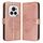 Custodia per telefono in pelle farfalla goffrata globale per Honor Magic6 Pro 5G (oro rosa) Custodia per telefono in pelle farfalla goffrata globale per Honor Magic6 Pro 5G (oro rosa)