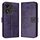 Custodia per telefono in pelle con farfalla goffrata per Honor Play 50 (viola scuro) Custodia per telefono in pelle con farfalla goffrata per Honor Play 50 (viola scuro)