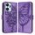 Custodia per telefono in pelle farfalla goffrata per Honor X7a / Play7T 5G (viola) Custodia per telefono in pelle farfalla goffrata per Honor X7a / Play7T 5G (viola)