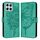 Custodia per telefono in pelle con farfalla goffrata per Honor X8 4G / X30i / Play6T Pro (verde) Custodia per telefono in pelle con farfalla goffrata per Honor X8 4G / X30i / Play6T Pro (verde)