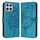 Custodia per telefono in pelle con farfalla goffrata per Honor X8 4G / X30i / Play6T Pro (blu) Custodia per telefono in pelle con farfalla goffrata per Honor X8 4G / X30i / Play6T Pro (blu)