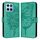 Custodia per telefono in pelle con farfalla goffrata per Honor X8 5G / 70 Lite / X6 / X6s (verde) Custodia per telefono in pelle con farfalla goffrata per Honor X8 5G / 70 Lite / X6 / X6s (verde)