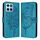 Custodia per telefono in pelle con farfalla goffrata per Honor X8 5G / 70 Lite / X6 / X6s (blu) Custodia per telefono in pelle con farfalla goffrata per Honor X8 5G / 70 Lite / X6 / X6s (blu)