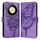 Custodia per telefono in pelle farfalla goffrata globale per Honor X9b Global/Magic6 Lite 5G (viola) Custodia per telefono in pelle farfalla goffrata globale per Honor X9b Global/Magic6 Lite 5G (viola)